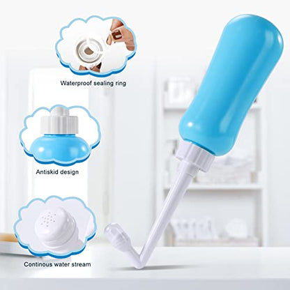 Portable Bidet Travel Large Capacity 15.8oz Personal Toilet Handheld Blue - color: Blue