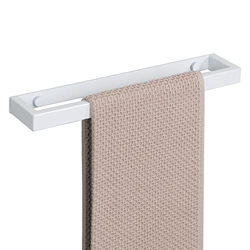Alise Hand Towel Holder,12 Inch Towel Bar for Bathroom,Towel Racks for Lavatory,Wall Mount Towel Hanger,SUS304 Stainless Steel Towel Rail,White Finish - color: White, size: 12-Inch