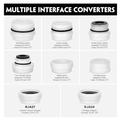 Sink Faucet Quick Connect Adapter, Kitchen Bathroom Faucet Hose Snap Coupling Adapter to Garden Hose Connector Compatible with Dishwasher, Washing Machine, Shower Hose, Pet Bathing Attachment - size: Swivel Faucet Adapter