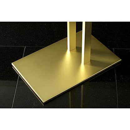 Kingston Brass SCC6037 Freestanding Double Towel-Rack, Brushed Brass - color: Brushed Brass