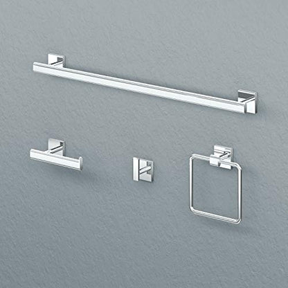 Gatco 4052 Elevate Towel Ring, Chrome, 6.13" Wide - color: Chrome, style: Elevate