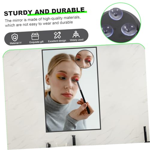 1pc Suction Cup Magnifying Makeup Mirror High-Definition Compact Design for Home Use Reflection for Makeup Application Ergonomic and Portable Magnification - size: 15x15cm