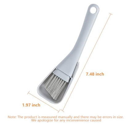 Gap Cleaning Brush for Narrow Spaces, Tile Gap Scrubber, Compact Crevice Cleaning Tool for Window Tracks, Appliances, and Household Use - color: Grizzly