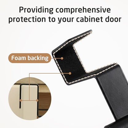 KES Over The Door Towel Rack, Over Cabinet Towel Bar Kitchen Bathroom Towel Holder Storage Dish Towel Holder, Over Cabinet Cupboard Door Towel Bar, Matte Black 2 Pack, KTH500S26-BK-P2 - color: Matte Black