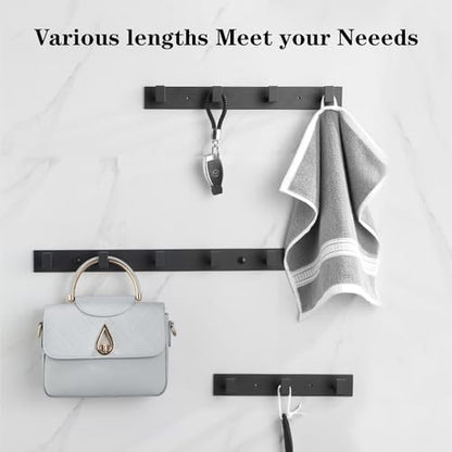 Coat Rack, Heavy Duty Stainless Steel 3 Tri Coat Hook Hanger, Wall Mounted Wall Hooks, Rustic Clothes Hook/Key Hook Rail for Bathroom Kitchen Entryway(2 Pack, 3 Hook Grey) - color: Gray, size: 3 Hook-2 Pcs