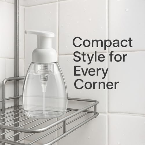 Bar5F 4-Pack Foaming Soap Dispenser Pump Bottle for Dr. Bronner's Castile Liquid Soap 8.5-Ounce - size: 4-Pack