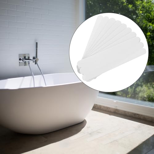 24pcs Peva Anti-Slip Bathroom Strips Adhesive Bathtub Stickers Non-Skid Tapes for Tub, Shower, and Stairs Safety Random Color