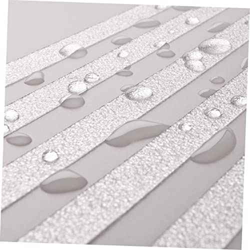 SOLUSTRE 36pcs Transparent Slip Bath Safety Stickers Adhesive Shower Treads for Bathtubs Floors Stairs Non Slip Strips Enhance Traction - size: 36 Pcs