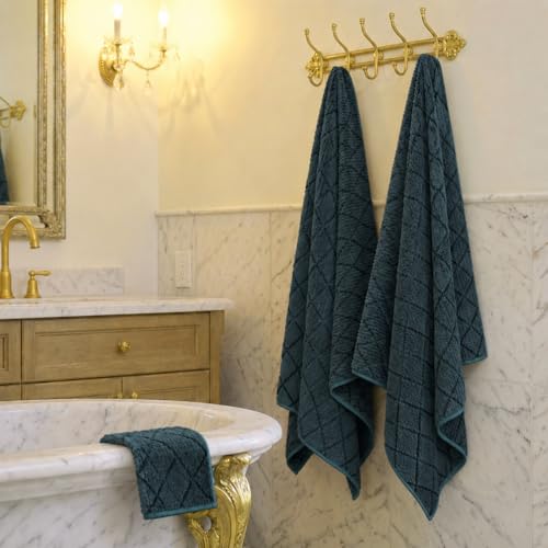 2-Pack Microfiber Bath Towels (27x54 Inches) - Ultra Soft & Quick Dry, 3X Absorbency, Lightweight for Gym, Yoga, Travel & Spa - Perfect for Home, Fitness & Post-Workout