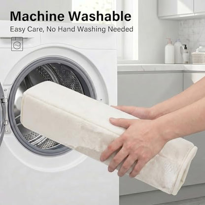 Bathroom Rugs Set 3 Piece, Memory Foam Bath Rugs, Non Slip Washable Bathroom Rug Set, Extra Soft Absorbent Bath Mats with U-Shaped Toilet Rug, White - color: White