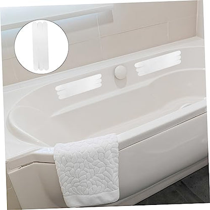 ABOOFAN 6pcs Slip Strips for Bathtubs Showers Stairs Transparent Adhesive Bath Treads for Safety Smooth Surfaces - size: 6 pcs
