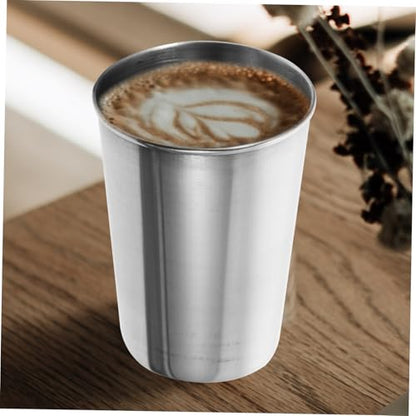 IMIKEYA Stainless Steel Toothbrush Holder Cup - Bathroom Tumbler for Mouthwash and Toothbrushes