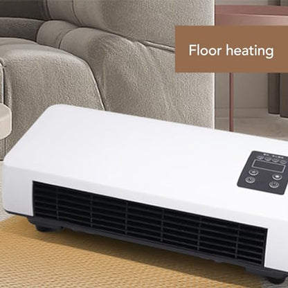 Electric Wall Heater, 1500W ABS Wall Mounted Space Heater Fast Heating Machine with Towel Drying Rack Highly Efficient Blows Nature and Hot Air Fan for Bedroom Bathroom