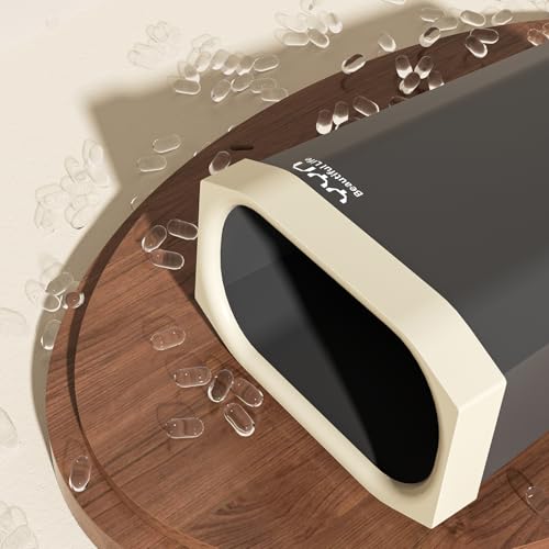 4 Gallon, Small Slim Garbage Can, Open Top Trash Can for Bathroom, Kitchen, Office, Bedroom, Living Room (NewTopwhite) - color: NewTopwhite