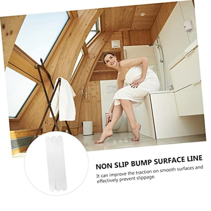 6pcs Non-Slip Tape Adhesive Bathtub Non Slip Bathtub Stickers Bathtub Mat Non- Bathtub Accessories Shower Non Large Bathtub Slip Stickers Bathtubs Grab Bath Stickers Non Slip White - size: 6 pcs