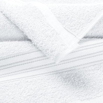 BOUTIQUO Ultra Soft Cotton Washcloths, Contains 12 Piece Face Cloths 12x12 inch, Ideal for Everyday use Face Towels, Compact & Lightweight Multi Purpose Washcloths - White - color: White, size: Washcloths - Set of 12