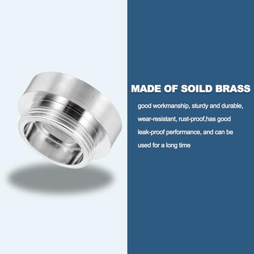 uxcell Faucet Aerator Adapter, M26 Female to M22 Male with Washer, 13mm Length - size: M26 Female to M22 Male, 13mm Length