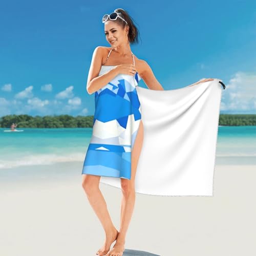 Abstract Sky Quick Dry Bath Towels - Super Soft Bath Towels for Home, Spa, Gym, Travel - color: Abstract Sky, size: 31.5"x63"