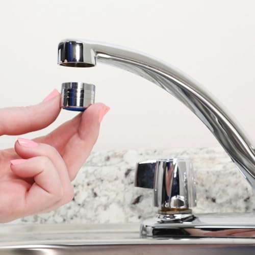 Danco 10476 1.5 GPM Dual Thread Water-Saving Aerator, Chrome - size: Pack of 1, style: Chrome