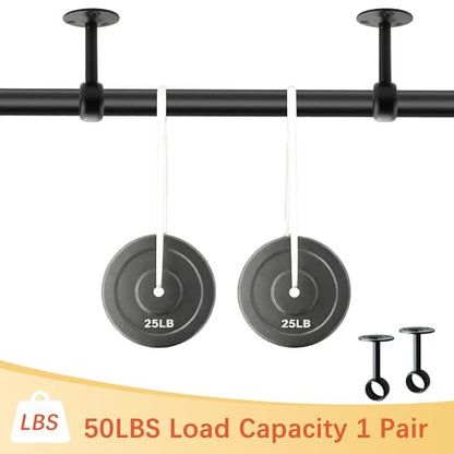 Alise Curtain Rod Holder Bracket 1''Dia,Closet Rod Holders Wall Mount,4 Pcs | Ceiling Mounted,Curtain Rod Flange Brackets,Ceiling Curtain Rods Brackets,for Bathroom Curtain,Stainless Steel,Black Finish - color: Matte Black, size: 25mm/1-Inch Dia.