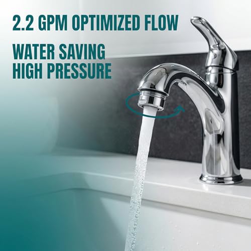 2-Pack RP330 Faucet Aerator with Removal Wrench, 2.2 GPM, Chrome | Replacement for RP330 Delta faucet aerator