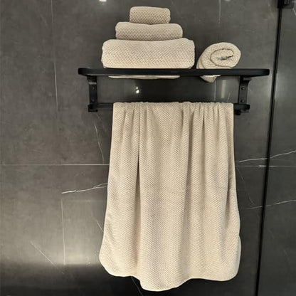 Oversized Bath Towels Extra Large 40x80 Inches Bath Sheets for Adults Super Soft Quick Dry Highly Absobent Microfiber Shower Towels (6 Piece,Beige) - color: Beige 6 Piece, size: 6 Piece