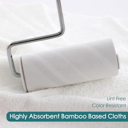 Wash Cloths 6 Pack,Super Soft Face Towel on Sensitive Skin,13''x13'',White | 100% Viscose,Skin Friendly,Gently Wash Face&Body,Breathable,Absorbent,Fast Dry,Easy Rinsed,Hanging Loop,Bathroom,Travel Use - color: White, size: 13x13 inch-6 Pack