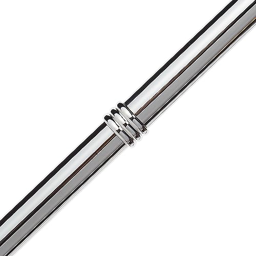 Gatco 1505, Modern Round Base Floor Standing S Style Towel Holder, Chrome / 38" H Freestanding Hand Bath Towel Stand for Bathroom - color: Chrome
