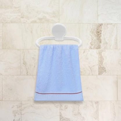 COHEALI 2pcs Adhesive Towel Rings No Drill Hand Towel Holders for Bathroom Kitchen Wall Mounted Space Saving Self Adhesive for Home Decor