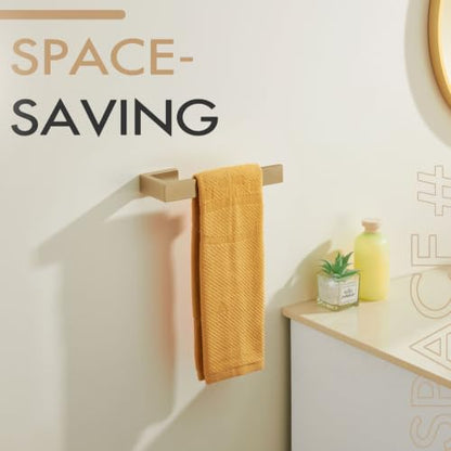 KOKOSIRI Towel Bar for Bathroom Towel Holder Wall Mount Kitchen Towels Rack Bath Hardware Champagne Bronze Stainless Steel, B3009CPG - color: Champagne Bronze