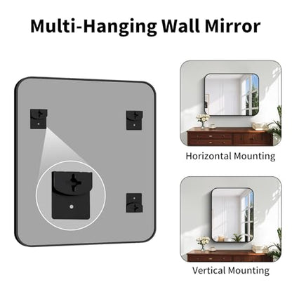 Koonmi Bathroom Wall Mirror,30x22 Inch Large Vanity Mirror for Over Sink - size: 30"L x 22"W