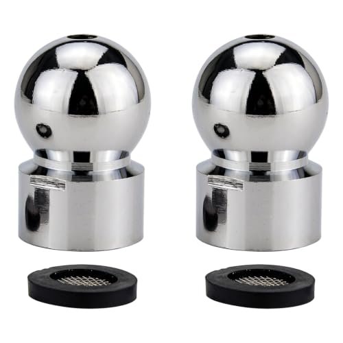 2 Pack Shower Head Swivel Adapter 1/2 Inch Shower Arm