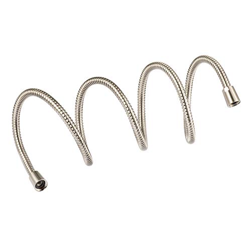 60-inch Extra Long Brushed Nickel Shower Hose Replacement, 304 Stainless Steel Made Long Hand Held Shower Hose With Brass Fitting (60-inch, Brushed Nickel Finish) - color: Brushed Nickel, size: 60inches