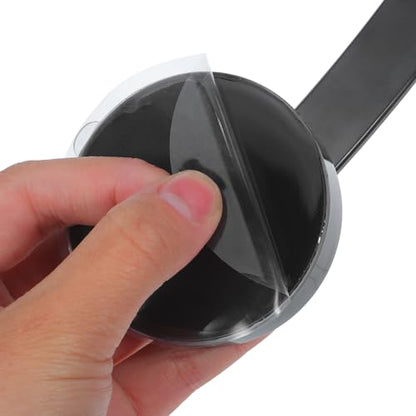 2pcs Suction Cup Handles for Glass Door and Refrigerator Drawer, Strong Suction Power, No Residue, Plastic Material, Easy No-Drill Installation for Bathrooms and Hotels