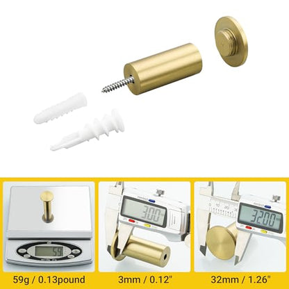 SAYAYO Brushed Gold Towel Hooks for Bathrooms, Heavy Duty Wall Hooks | Modern Coat Hook, SUS 304 Stainless Steel Robe Hook, 4 PCS - color: Gold