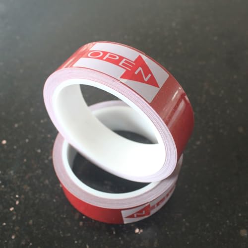 2 Rolls x 1" x 10 Yards White Polyester Water Contact Indicator Tape | Model 0201, Ultra-Thin 6 Mil, Printable and Die Cuttable, Top Quality with UL-969 Compliant, for Electronics Repair Warranty - size: 1" x 10 Yards