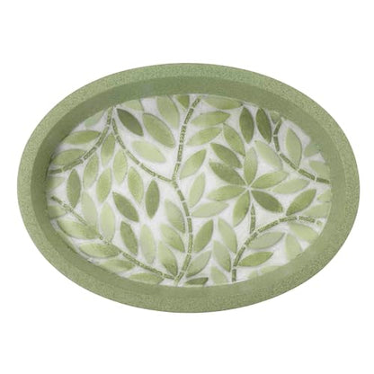 Avanti Linens - Soap Dish, 100% Hand-Painted Resin Bathroom Accessories, Botanical Home Decor (Stratford) - size: Soap Dish