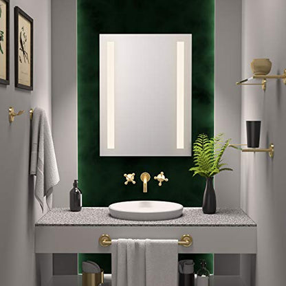 Gatco 5053 Designer II Towel Ring, Brushed Brass/Wall Mounted 6.50" Hand, Face Towel Ring for Bathroom - color: Brushed Brass