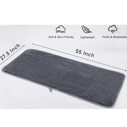 Luxury 2-Piece Quick-Dry Bath Towel Set 27.5X 55 Inches – Ultra Soft Microfiber for Bathroom, Bar, Pool, Gym & Travel – Elegant Twill Design - color: 2darkgrey