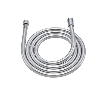 79 Inches PVC Chrome Shower Hose Extra Long For Cleaning | High Pressure Shower Hose Extra Long,Flexible Shower Bidet Hoses with Brass Insert and Nut,Rv Showerhead Hose Replacement - color: Silver, size: 79 In