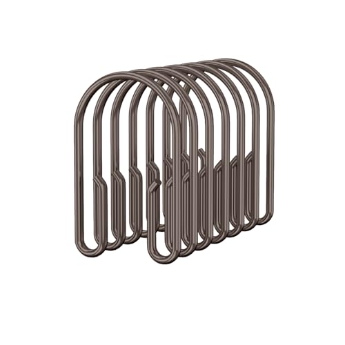 Bronze Shower Curtain Hooks Rings，Double Sided Shower Curtain Hooks Rust Proof，12 pcs Shower Hooks for Inside Shower，Smooth Sliding Anti-Drop Double Shower Rings for Curtain - color: Bronze