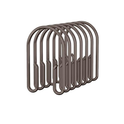 Bronze Shower Curtain Hooks Rings，Double Sided Shower Curtain Hooks Rust Proof，12 pcs Shower Hooks for Inside Shower，Smooth Sliding Anti-Drop Double Shower Rings for Curtain - color: Bronze