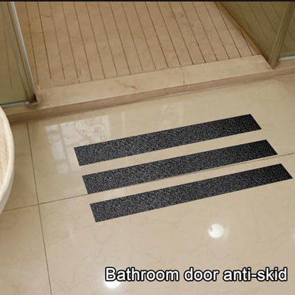 Anti Slip Stair Strips Safety Waterproof Non Skid Stair Treads | Safety Tape for Home, Bathroom, Kitchen, Floor, Outdoor, Public Restroom, Pool, Entrance, Aisle - color: Black Q pattern 2.5cm*5m