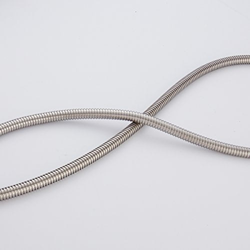 CIENCIA 118 Inch Stainless Steel Replacement Hose Shower Hose Extra Long Handheld Shower Hose 3m, FHA014C - color: nickle, size: 3meters