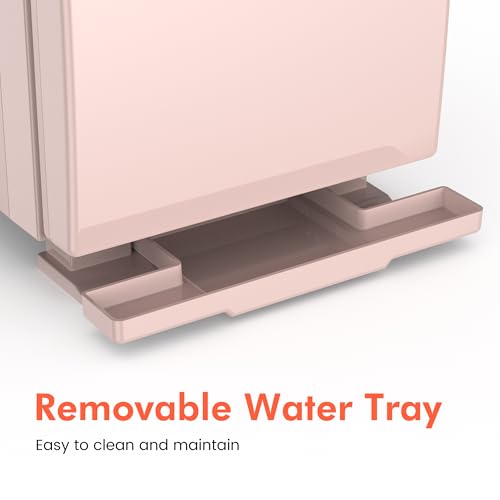 TASALON 5L Hot Towel Warmer Cabinet, Aluminum Inner Chamber - Pink | Removable tray, fast heating, compact 5L size, ideal for spa, salon, esthetician & massage use, pink finish - color: Pink