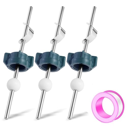 Lavatory Pop Up Center Piece Assembly,Pop Up Drain Repair Kit,Fits Most Popular Brands，Replacement for PS2673,PS469 and PSB327,Replacement Bathroom Sink Pivot Rod,18MM Ball, Chrome（3PCS） - size: 18MM Ball Kit 3 Set