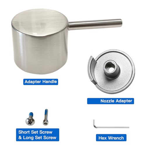 All Metal Replacement for Moen Tub/Shower Lever Handle, Compatible with Moen Posi Temp Shower Handle and for Cartridge,Single Handle Faucets for Adjust Water Volume and Temperature,Brushed Nickel - color: Brushed Nickel