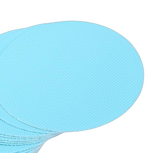 Greensen 24-Pack PEVA Non-Slip Shower Stickers for Bathtubs, Showers & Stairs – Strong Adhesive, Easy Install, Enhanced Grip - color: Blue