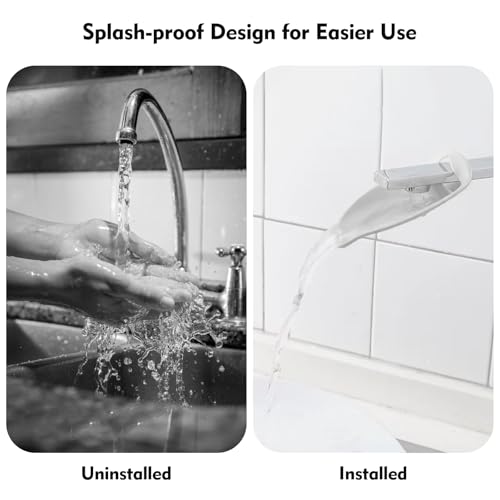 3Pcs Faucet Extender for Toddlers, Adjustable Faucet Extender for Bathroom Sink, Splash Proof Faucet Extender for Children's Hand Washing, Tooth Brushing