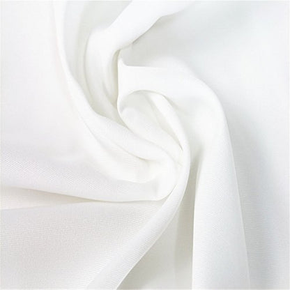 EurCross Extra Wide Shower Curtain Liner 84 x 72inch, Weighted Bottom Solid White Fabric Bathroom Shower Curtain with 14 Metal Grommets - color: White, size: 84"W x 72"L (Pack of 1)